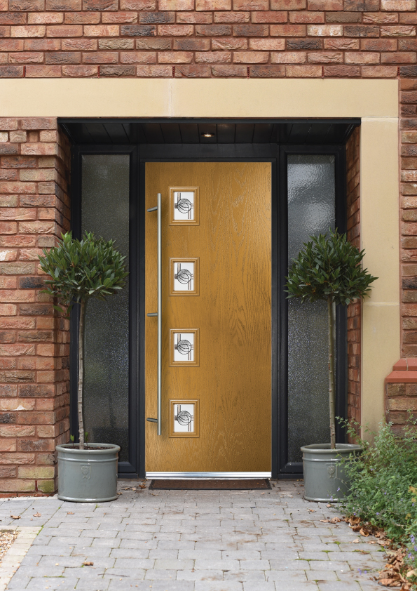 Composite door with side panels fitted Berkshire