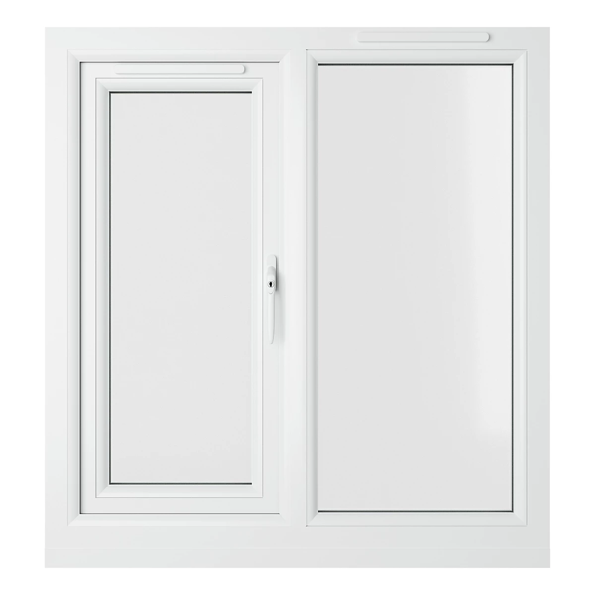 Price £229 Dimensions: 905 x 965mm Color: White Clear Glazed